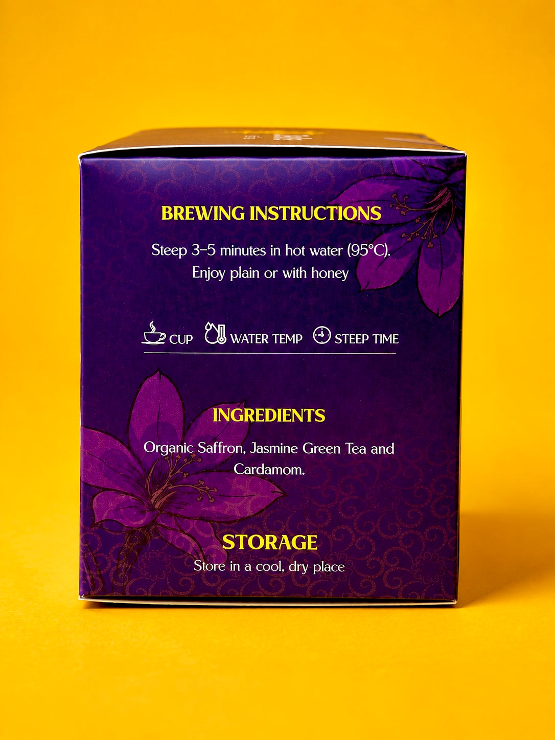 Delite Saffron Green Tea – Premium Afghan Saffron Blend | 12 Tea Bags